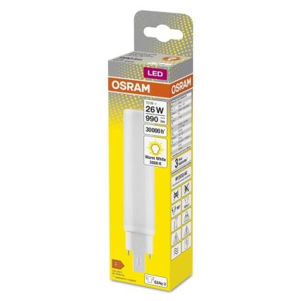Світлодіодна лампочка G24q-3/10W/230V 3000K - Osram