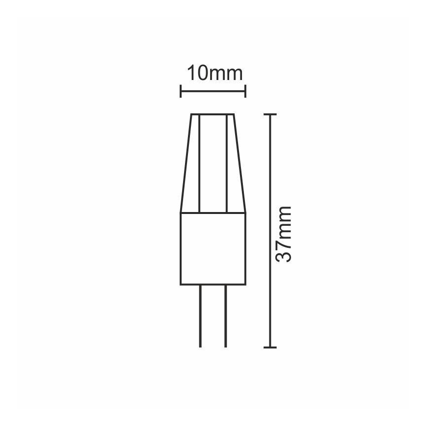 Світлодіодна лампочка G4/2W/12V 2800K