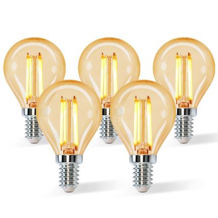 Світлодіодна лампочка G45 E14/4W/230V 2200K - Aigostar