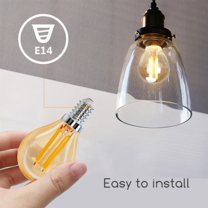 Світлодіодна лампочка G45 E14/4W/230V 2200K - Aigostar