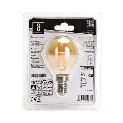 Світлодіодна лампочка G45 E14/4W/230V 2200K - Aigostar