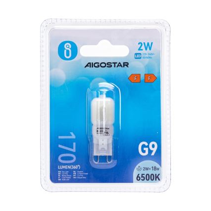 Світлодіодна лампочка G9/2W/230V 6500K - Aigostar