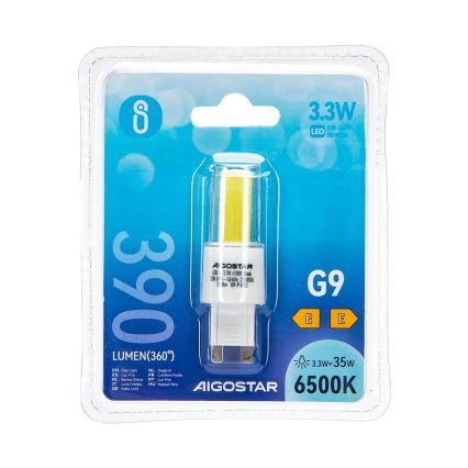 Світлодіодна лампочка G9/3,3W/230V 6500K - Aigostar