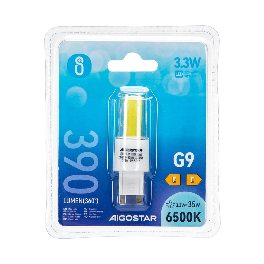 Світлодіодна лампочка G9/3,3W/230V 6500K - Aigostar