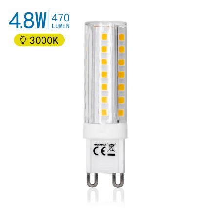 Світлодіодна лампочка G9/4,8W/230V 3000K - Aigostar