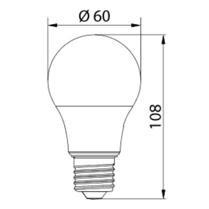 Світлодіодна лампочка LEDSTAR ECO E27/10W/230V 4000K
