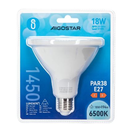 Світлодіодна лампочка PAR38 E27/18W/230V 6500K - Aigostar