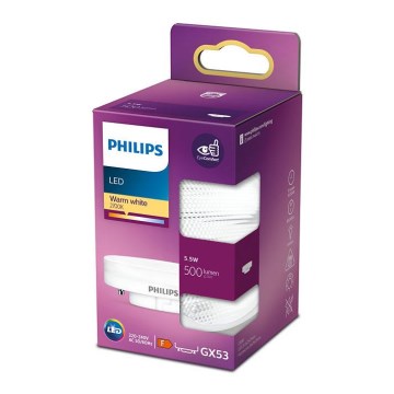 Світлодіодна лампочка Philips GX53/5,5W/230V 2700K