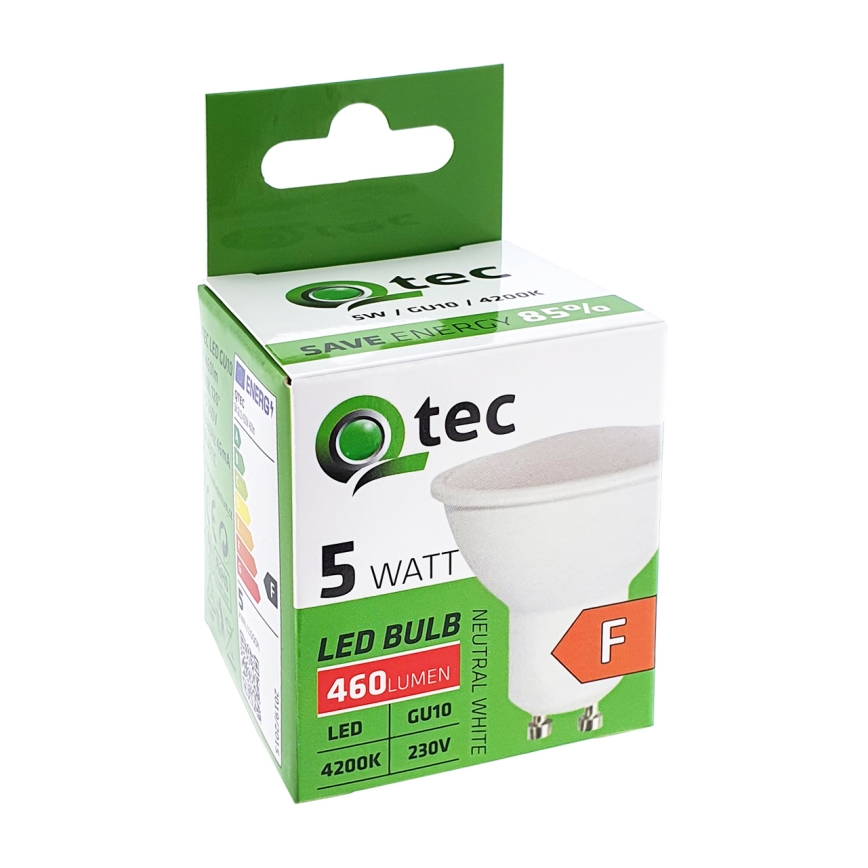Світлодіодна лампочка Qtec GU10/5W/230V 4200K