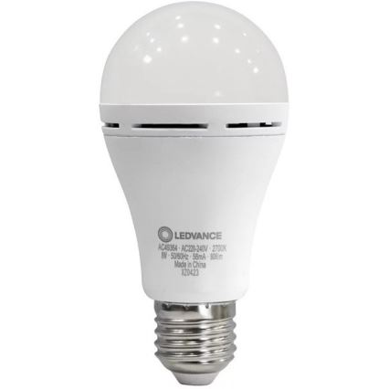 Світлодіодна лампочка RECHARGEABLE A60 E27/8W/230V 2700K - Ledvance