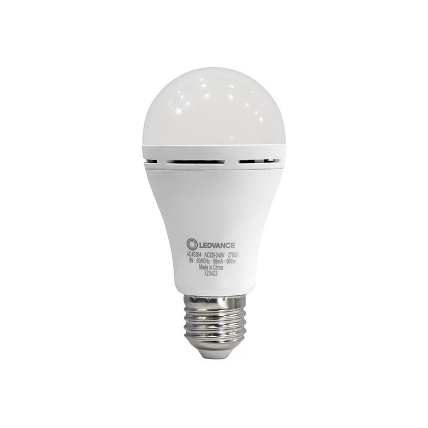 Світлодіодна лампочка RECHARGEABLE A60 E27/8W/230V 2700K - Ledvance