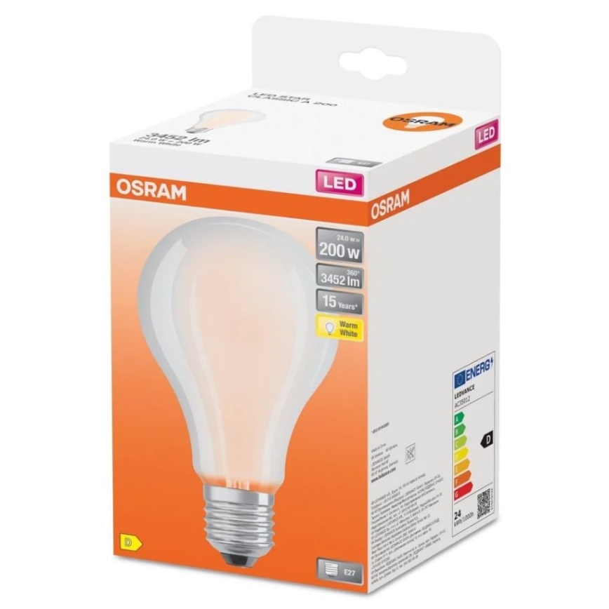 Світлодіодна лампочка STAR E27/24W/230V 2700K - Osram
