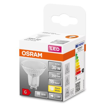 Світлодіодна лампочка STAR PAR16 GU10/4,3W/230V 2700K 120° - Osram