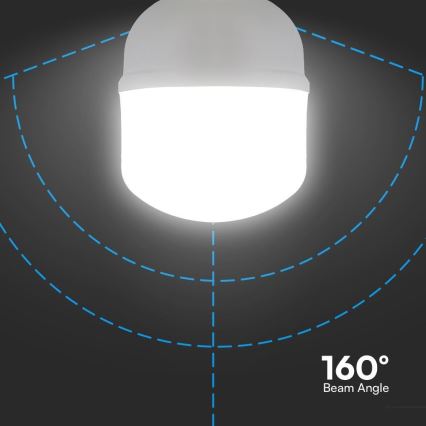 Світлодіодна лампочка T120 E40 E27/40W/230V 4000K