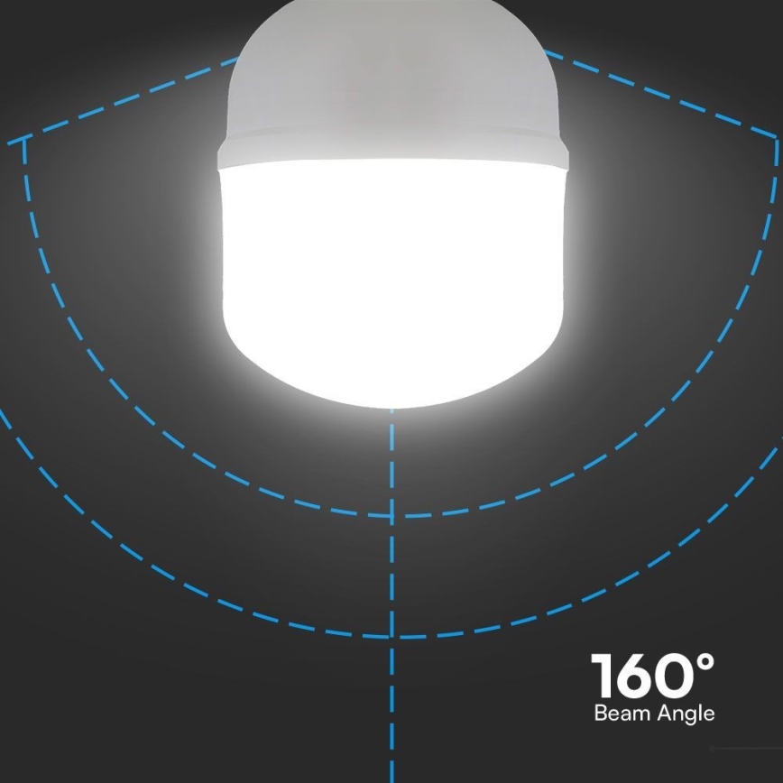 Світлодіодна лампочка T140 E40 E27/50W/230V 4000K