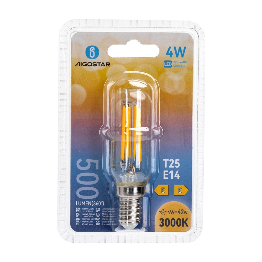Світлодіодна лампочка T25 E14/4W/230V 3000K - Aigostar