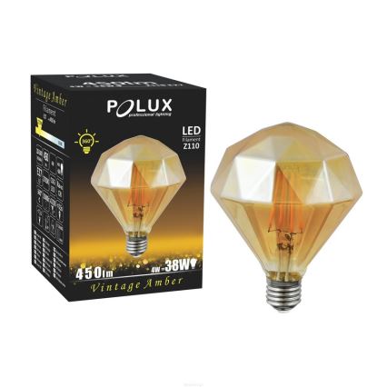 Світлодіодна лампочка VINTAGE AMBER E27/4W/230V 2700K