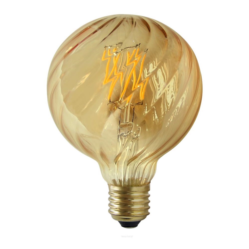 Світлодіодна лампочка VINTAGE AMBER G95 E27/4W/230V 2700K