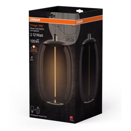 Світлодіодна лампочка VINTAGE FILAMENT E27/4W/230V 2700K димчастий - Osram