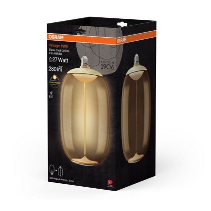 Світлодіодна лампочка VINTAGE FILAMENT E27/4W/230V 2700K - Osram