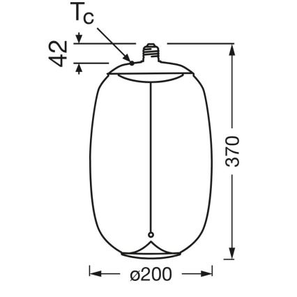 Світлодіодна лампочка VINTAGE FILAMENT E27/4W/230V 2700K - Osram