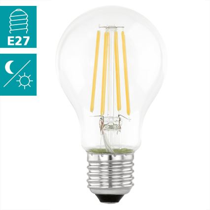 Світлодіодна лампочка з датчиком VINTAGE A60 E27/6W/230V 3000K - Eglo 11886