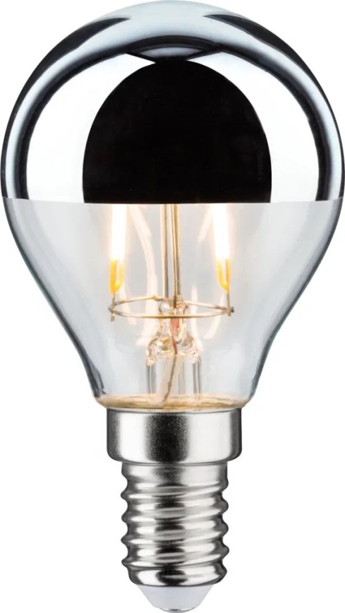 Світлодіодна лампочка з дзеркальною сферичною колбою CROWN E14/2,6W/230V 2700K - Paulmann 28663