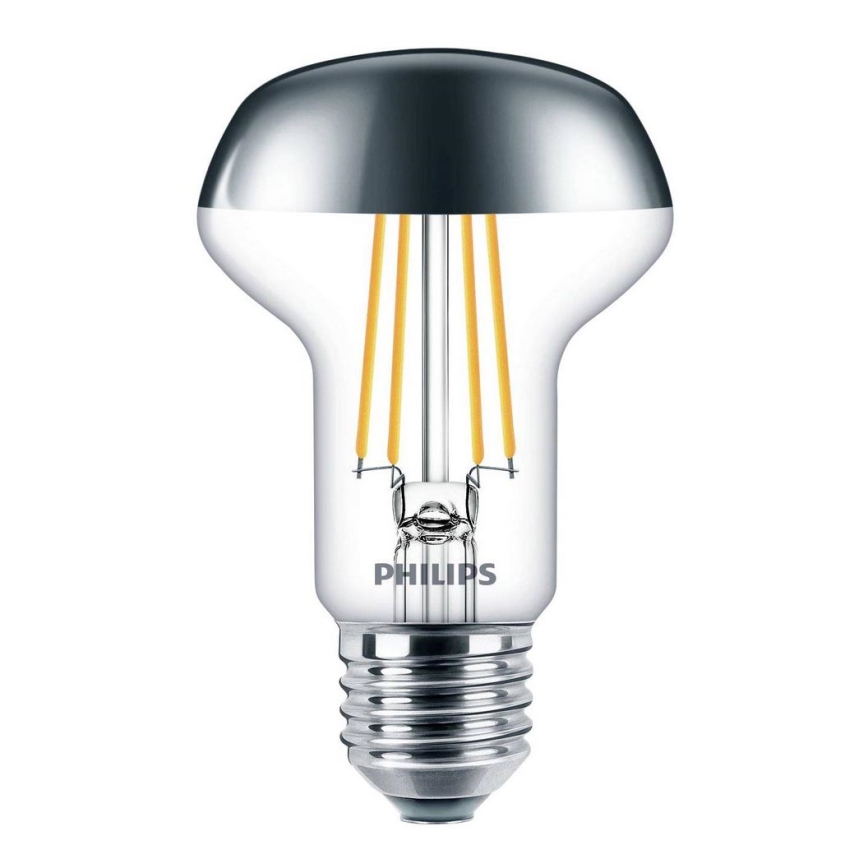 Світлодіодна лампочка з дзеркальною сферичною колбою Philips DECO E27/4W/230V 2700K