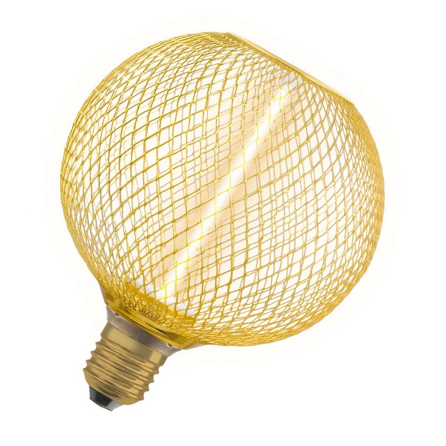 Світлодіодна лампочка з регулюванням яскравості DECOR  FILAMENT G125 E27/3,5W/230V 1800K золотий - Osram