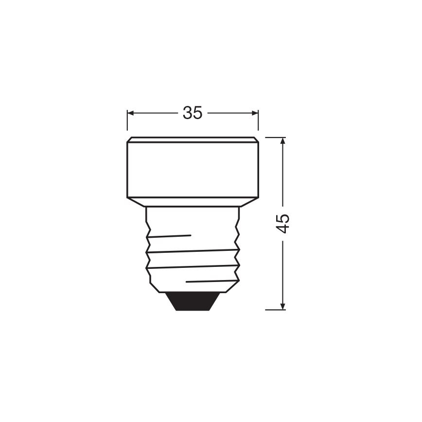 Світлодіодна лампочка з регулюванням яскравості E27/3,5W/230V 4000K - Osram