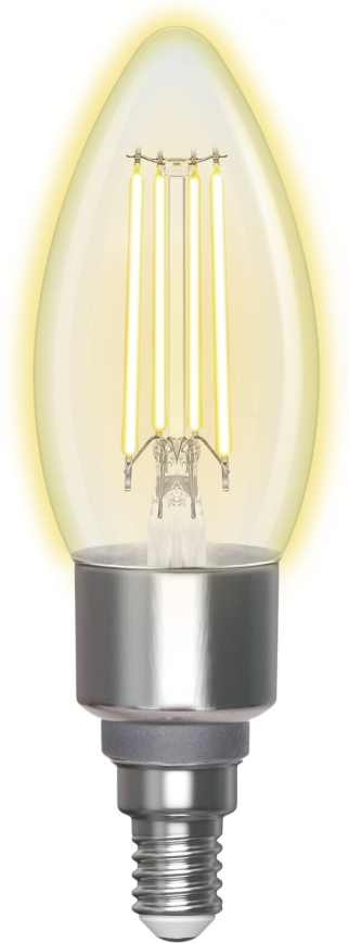 Світлодіодна лампочка з регулюванням яскравості FILAMENT C35 E14/4,5W/230V 2700-6500K Wi-Fi - Aigostar