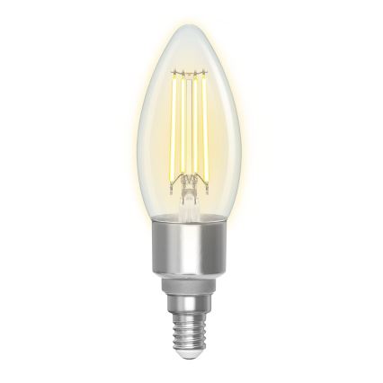 Світлодіодна лампочка з регулюванням яскравості FILAMENT C35 E14/4,5W/230V 2700-6500K Wi-Fi - Aigostar