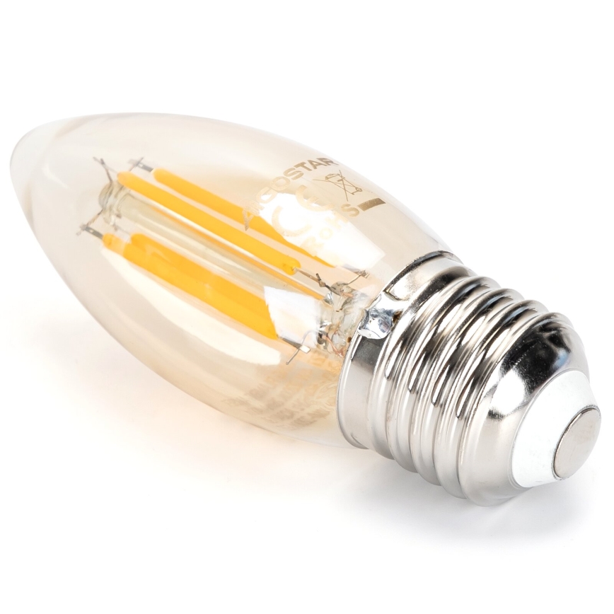 Світлодіодна лампочка з регулюванням яскравості FILAMENT C35 E27/4W/230V 2200K - Aigostar