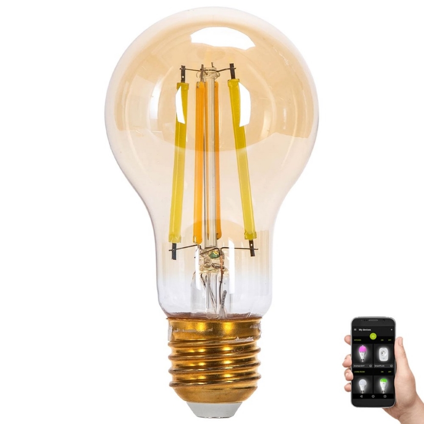 Світлодіодна лампочка з регулюванням яскравості FILAMENT MESH Smart A60 E27/6W/230V 2700-6500K - Aigostar