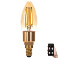 Світлодіодна лампочка з регулюванням яскравості FILAMENT MESH Smart C35 E14/4,5W/230V 2700-6500K - Aigostar
