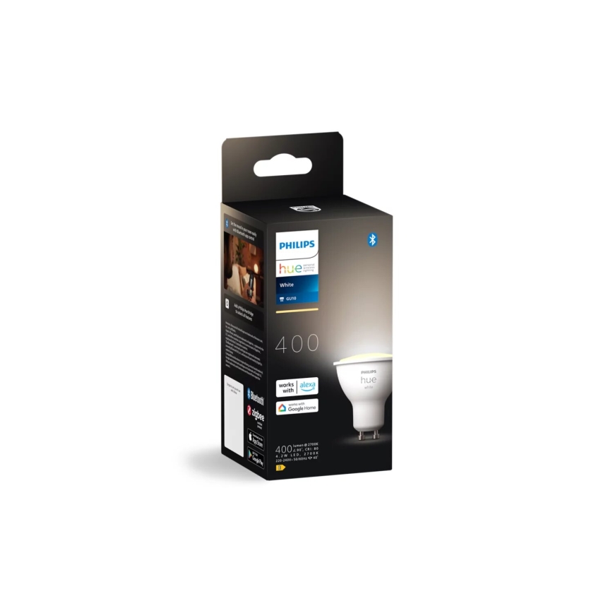 Світлодіодна лампочка з регулюванням яскравості Philips Hue WHITE GU10/4,2W/230V 2700K