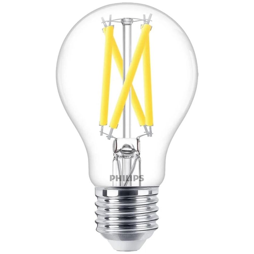 Світлодіодна лампочка з регулюванням яскравості Philips Warm Glow A60 E27/7,9W/230V 2200-2700K CRI 90
