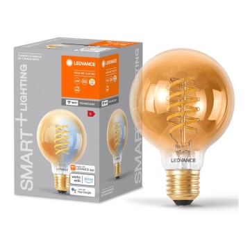 Світлодіодна лампочка з регулюванням яскравості SMART+ FILAMENT GLOBE G80 E27/8W/230V 2200-5000K Wi-Fi - Ledvance