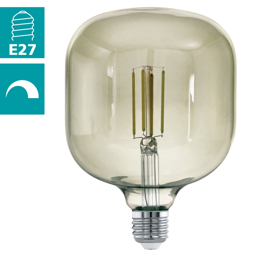 Світлодіодна лампочка з регулюванням яскравості VINTAGE E27/4W/230V 3000K  - Eglo 12597