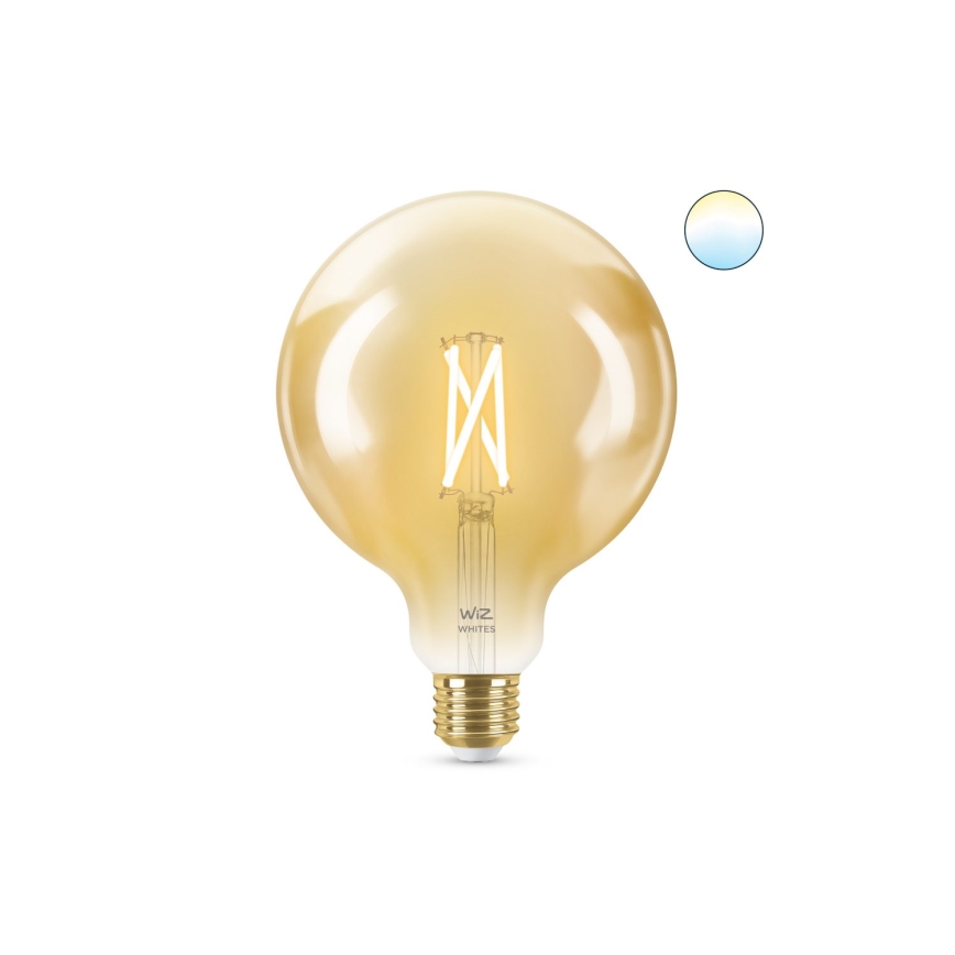 Світлодіодна лампочка з регулюванням яскравості VINTAGE FILAMENT G125 E27/6,7W/230V 2000-5000K CRI 90 Wi-Fi - WiZ