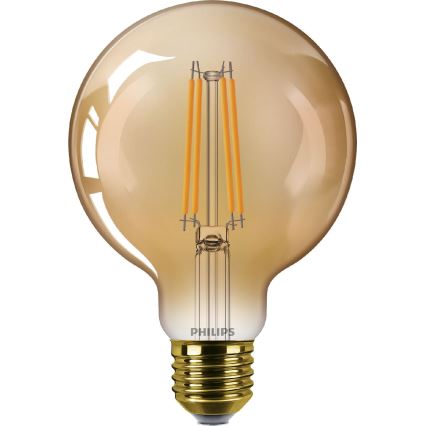 Світлодіодна лампочка з регулюванням яскравості VINTAGE Philips G95 E27/7W/230V 1800K