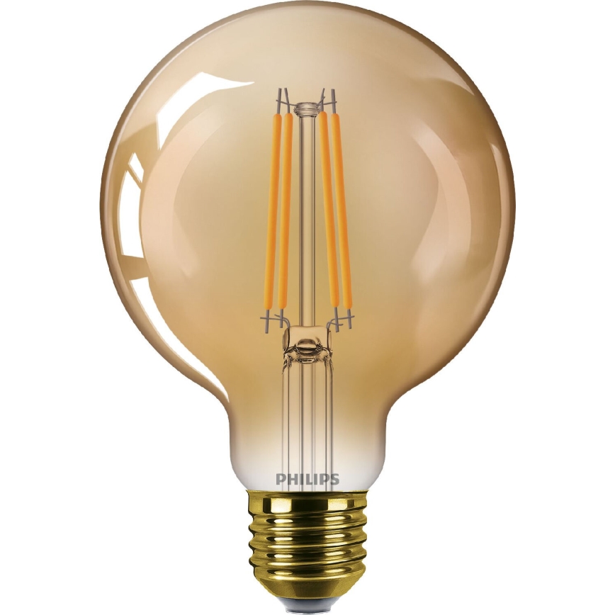 Світлодіодна лампочка з регулюванням яскравості VINTAGE Philips G95 E27/7W/230V 1800K
