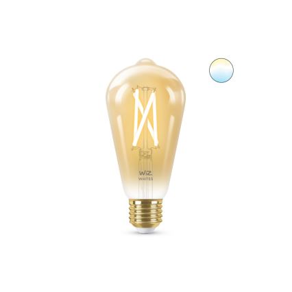 Світлодіодна лампочка з регулюванням яскравості VINTAGE FILAMENT ST64 E27/7W/230V 2000-5000K CRI 90 Wi-Fi - WiZ