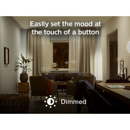 Світлодіодна лампочка з регульованням яскравості Philips Hue WHITE E14/5,5W/230V 2700K