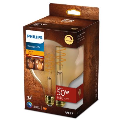 Світлодіодна лампочка з регульованою яскравістю Philips E27/7W/230V 2200K