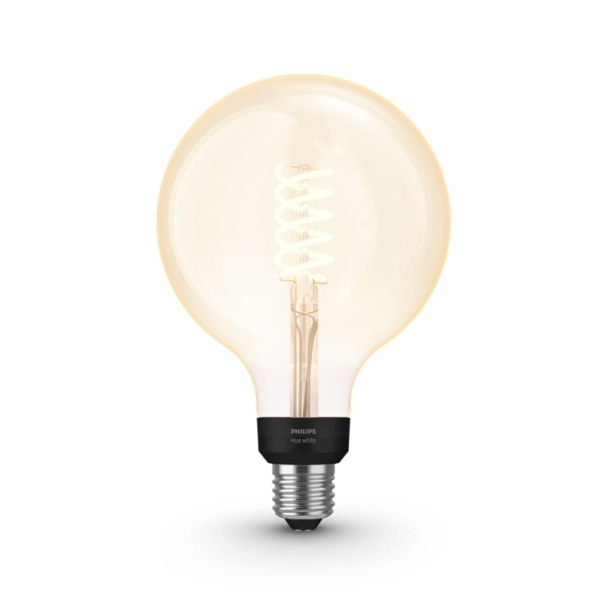 Світлодіодна лампочка з регульованою яскравістю Philips Hue WHITE FILAMENT G125 E27/7W/230V 2100K