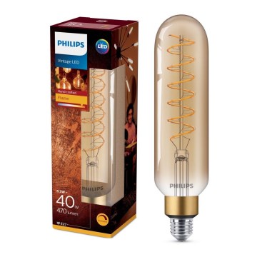 Світлодіодна лампочка з регульованою яскравістю VINTAGE Philips T65 E27/6,5W/230V 2000K