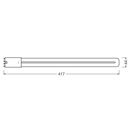 Світлодіодна люмінесцентна трубка 2G11/18W/230V 3000K - Osram