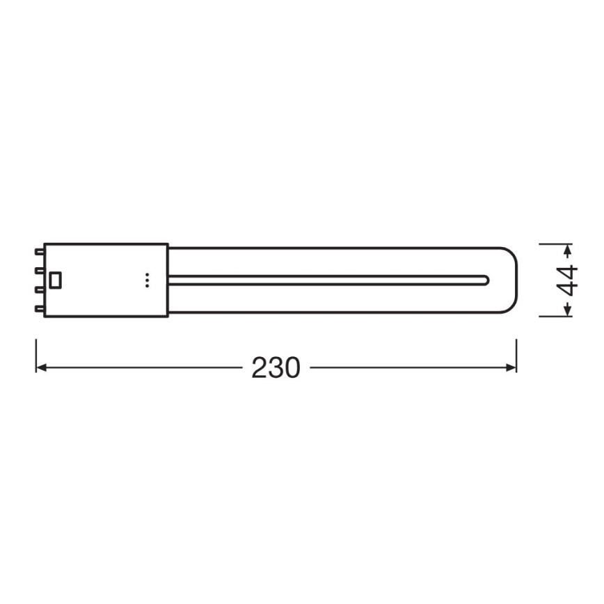 Світлодіодна люмінесцентна трубка 2G11/8W/230V 3000K - Osram