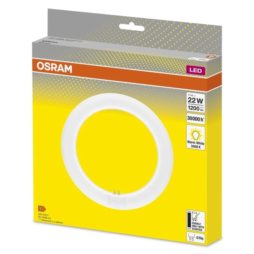Світлодіодна люмінесцентна трубка G10q/11W/230V 3000K - Osram